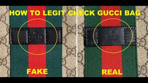 gucci originale vs fake|gucci bag legit check.